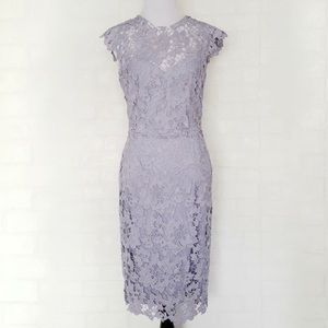Tall Paper Dolls London Grey Crochet Dress